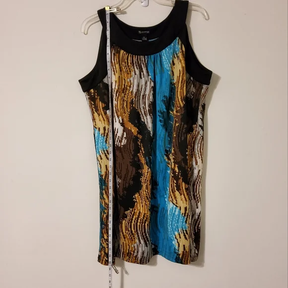 ND New Directions Petite Multi Colored Sleeveless  Dress Size PXL - Picture 3 of 8